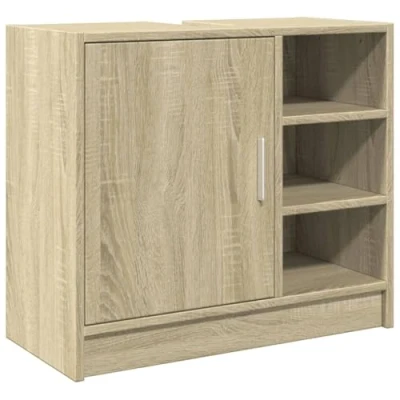 Image de vidaXL Armoire d&#039;évier chêne sonoma 63x29x55 cm bois d&#039;ingénierie848131