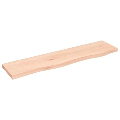 Image de vidaXL Étagère murale 80x20x2 cm bois de chêne massif non traité