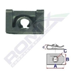 Afbeelding van Bevestiging carrosserierail ROMIX ROM 16029