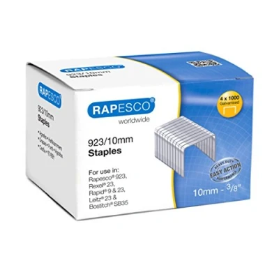 Afbeelding van Rapesco S92310Z3 nietjes van verzinkt staal, 23/10 mm, metaal, 4.000 stuks