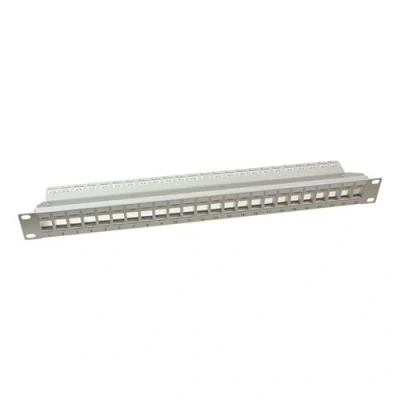 Image de LogiLink Panneau de brassage keystone 19&#039;, non blindé, gris