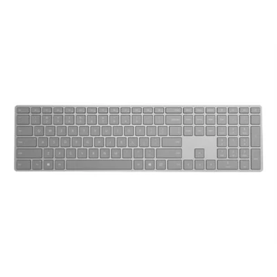 Image de Microsoft Surface Keyboard 2nd Edition clavier sans fil Bluetooth 4.0 LE, 2.4 GHz QWERTZ Allemand/Autrichien gris