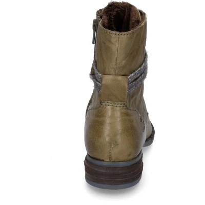 Afbeelding van Josef Seibel Sanja Veterboots, Dames, Maat: 37, Oliv Leer
