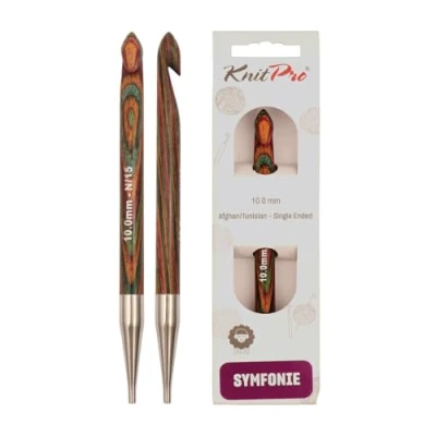 Afbeelding van KnitPro Symfonie Tunische haakpunt 10.00mm
