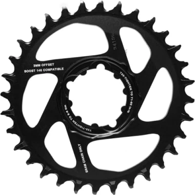 Afbeelding van Kettingblad Sram X Sync2 3 Mm Offset, 34 Tands, Zwart