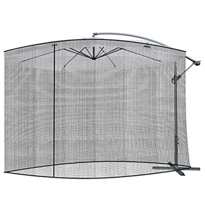 Afbeelding van Malatec Muskietennet Voor Tuinparasol 3M Zwart