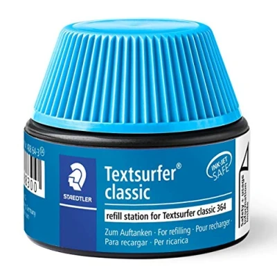Image de STAEDTLER flacon recharge &quot;Textsurfer classic&quot; , bleu pour surligneur une facile etpropre, pas de possibilité d&#039;excédence