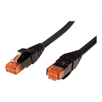 Image de Roline Cordon de raccordement RJ 45 (M) pour 5 m UTP CAT 6 sans halogène, moulé, bloqué noir
