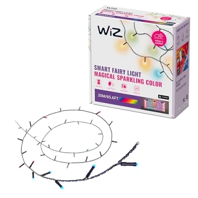 Image de WIZ Guirlande Lumineuse Connectée Fairy Light 20m Lumière Blanche Et Colorée (7696900)