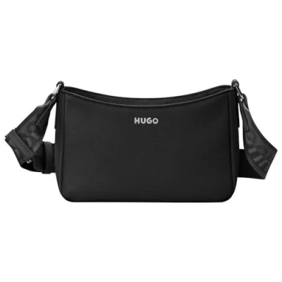 Afbeelding van HUGO Schoudertas Bel SM Hobo W.L. Black Zwart