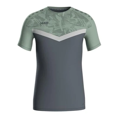 Afbeelding van JAKO T shirt Iconic anthra light/mintgroen/zachtgrijs S / M