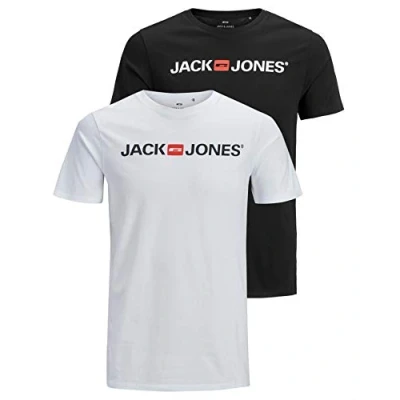Afbeelding van Jack &amp; Jones Jjecorp Logo Tee Ss Crew Neck Noos Heren T shirt