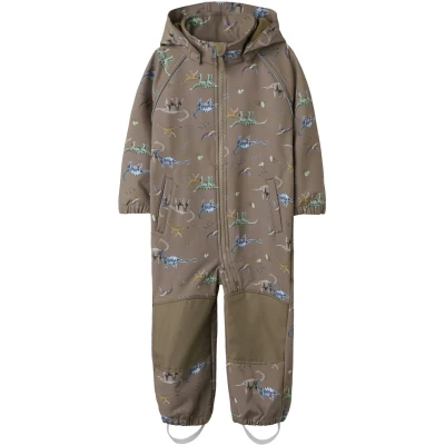 Afbeelding van NAME IT NMMALFA08 SOFTSHELL SUIT AOP 1FO NOOS Jongens Ski jassen