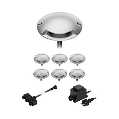 Afbeelding van ledscom.de Bunda Led vloerlamp, 1 vlam, voor buiten, carrosserie, warmwit, 7 stuks