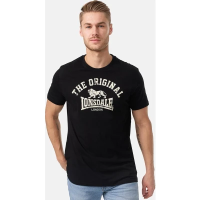 Afbeelding van Lonsdale Normale Passform Original Tshirt print, Heren, Maat: 3XL, Black