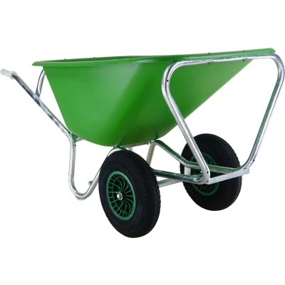 Afbeelding van Kruiwagen Altrad Fort 165 Liter F&amp;S 165/2 Groen 2 Kunststof Wielen