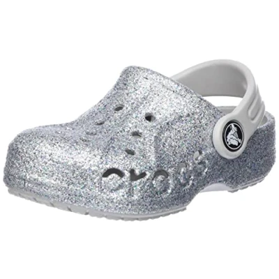 Afbeelding van Crocs Baya Clog T Uniseks kinderen, Glitter (zilver)