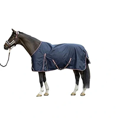 Afbeelding van HKM Outdoordeken Combi Donkerblauw 145/195