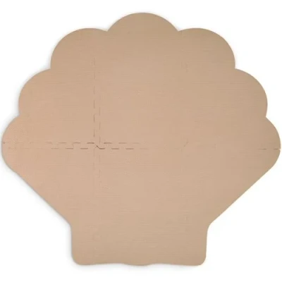 Afbeelding van That&#039;s mine foam speelmat schelp 100x110 cm warm sand