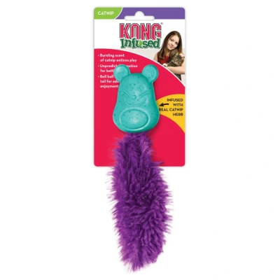 Afbeelding van Kong Infused Bobble Mouse Kattenspeelgoed Assorti