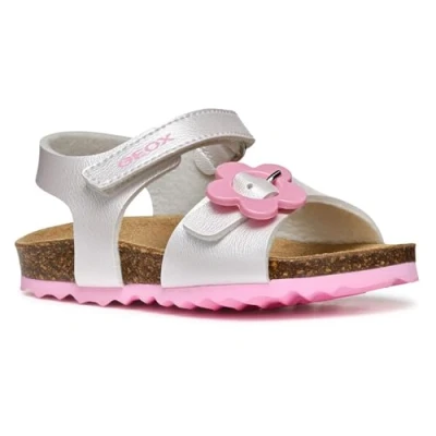Afbeelding van Geox B Chalki meisjessandalen, sandalen voor babymeisjes, Wit., 23 EU