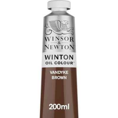 Afbeelding van Winsor &amp; Newton Winton 1437676 olieverf Vandyke Bruin 200 ml
