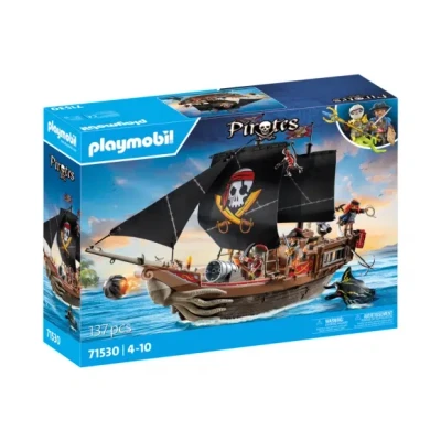 Afbeelding van Playmobil Pirates Groot piratenschip 71530