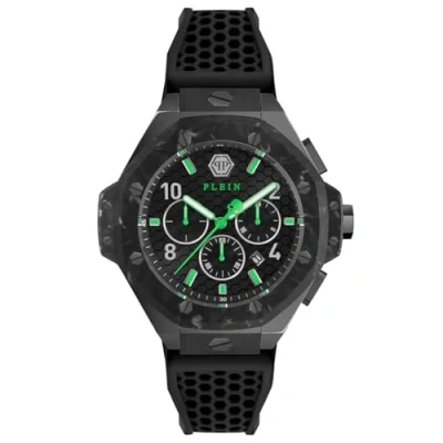 Afbeelding van Philipp Plein Chrono Royal PWPRA0624 Horloge Siliconen Zwart Ø 46 mm