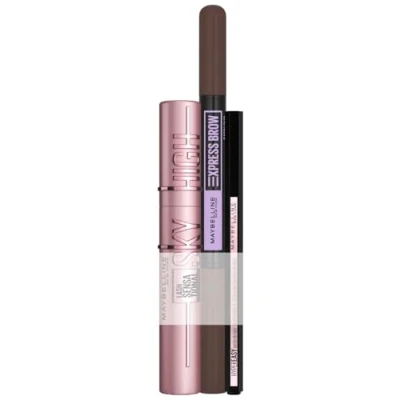Afbeelding van Maybelline New York EYE Makeup SET Including SKY HIGH Makeupset, Dames, Maat: One Size, Very black/knockout black/dark brown