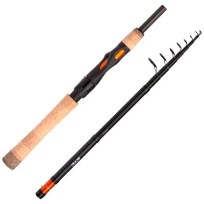 Afbeelding van Shimano Fishing Stc Ax Mini Tele Spinhengel Bruin 2.10 m / 10 30 g