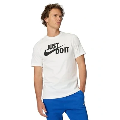 Afbeelding van Nike Sportswear TEE JUST DO IT Tshirt print, Heren, Maat: 3XL, White/black