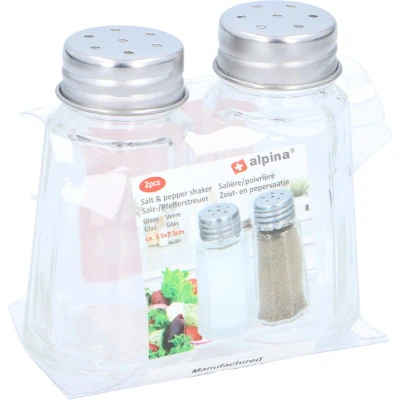 Afbeelding van Alpina Peper en Zout Setje Glas