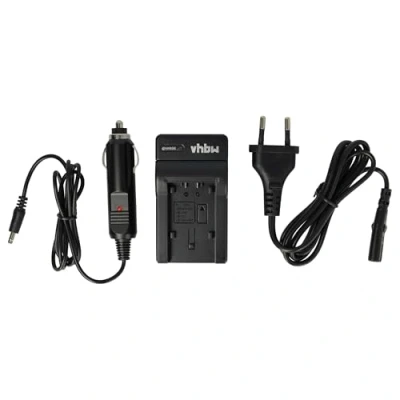 Afbeelding van vhbw Batterijlader compatibel met Panasonic VW VBT380 batterij digitale camera, DSLR, actiecamera