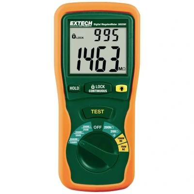 Afbeelding van Extech 380260 Isolatiemeter 250 V, 500 1000 V 2000 MΩ