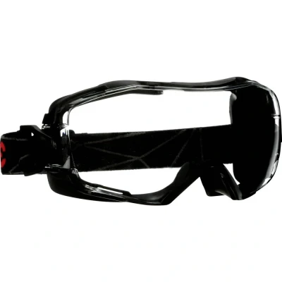Afbeelding van 3M GG6001SGAF BLK Ruimzichtbril Met anti condens coating, kras coating Zwart EN 166, 170 DIN