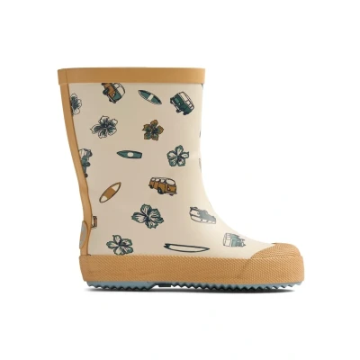Afbeelding van Wheat Muddy Regenlaarzen voor kinderen, Maat: 34, Taffy surf friends Kunststof