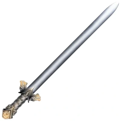 Afbeelding van Costumerama BA851 Knight Sword microfoon, meerkleurig, Eén maat