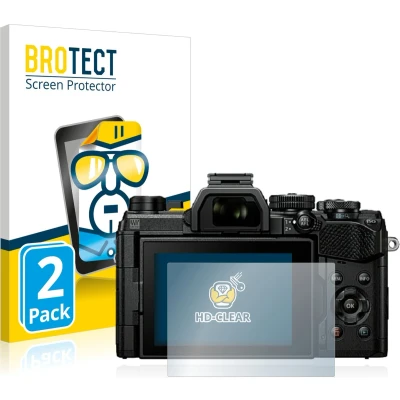 Afbeelding van BROTECT Screenprotector voor Olympus OM System 5 Folie Beschermfolie transparant (2 Stuks)