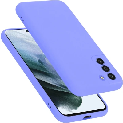 Afbeelding van Cadorabo Hoesje geschikt voor Samsung Galaxy S21 FE in LIQUID LICHT PAARS Beschermhoes gemaakt van flexibel TPU silicone Case Cover