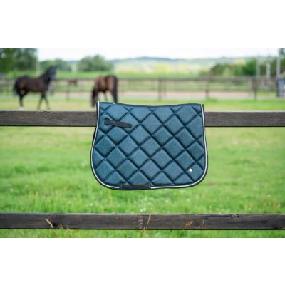 Image de HB Showtime Glitter All Purpose Saddle Pad St Logo