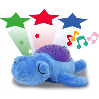 Afbeelding van Jamara Nachtlamp Dreamy Turtle Led 32 Cm Blauw/paars