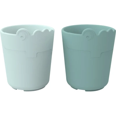 Afbeelding van Done By Deer Beker Mini Mug Croco Blue 2st