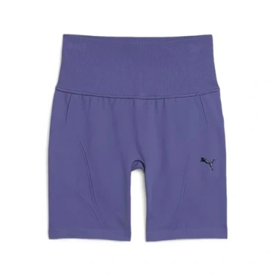 Afbeelding van SHAPELUXE NAADLOZE FIETSSHORT MET HOGE TAILLE voor Dames, Blauw, Maat L PUMA