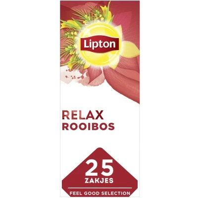 Afbeelding van Lipton Relax Rooibos doos 25 theezakjes