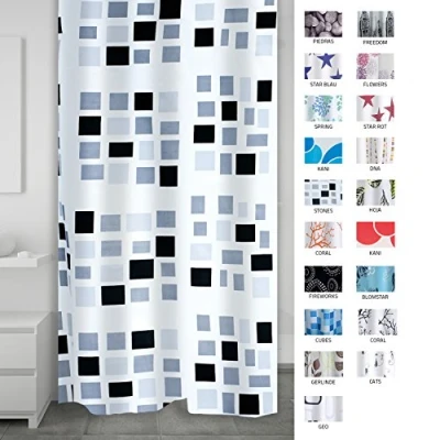 Image de RIDDER Rideau de douche Stones Textile
