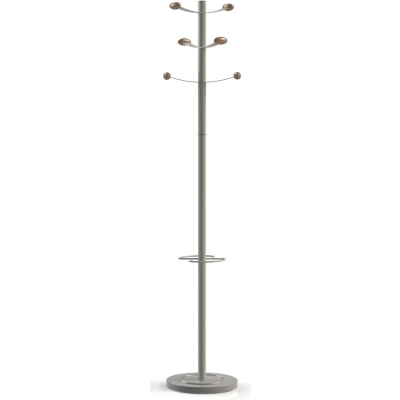 Afbeelding van Unilux Kapstok Bouquet, Hoogte 175 Cm, 6 Kledinghaken, Grijs/hout