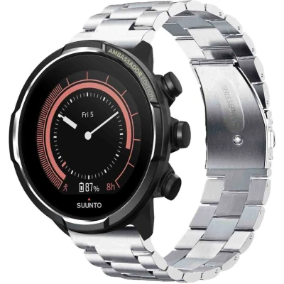 Afbeelding van imoshion bandje met Horlogeband inkorter Geschikt voor Suunto 9 Baro, 9, 7, Sony Smartwatch 2 Stalen installatiehulp Zilver