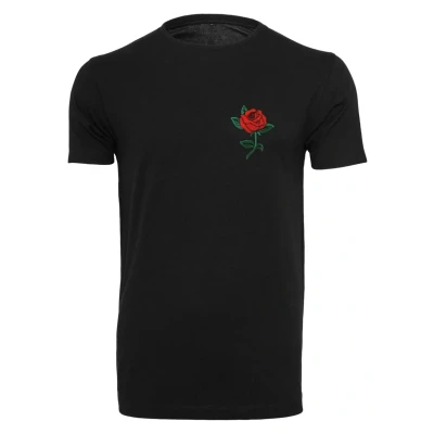 Afbeelding van Mister Tee ROSE Tshirt print, Heren, Maat: Medium, Black