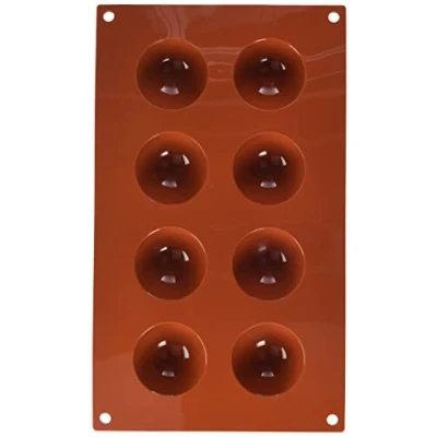 Afbeelding van Silikomart Sf 004 Half spheres Silicone Mould Ø50 H 25 Mm