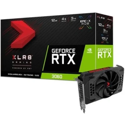 Image de PNY Carte graphique RTX 3060 XLR8 Gaming REVEL EPIX X RGB Edition 12 Go